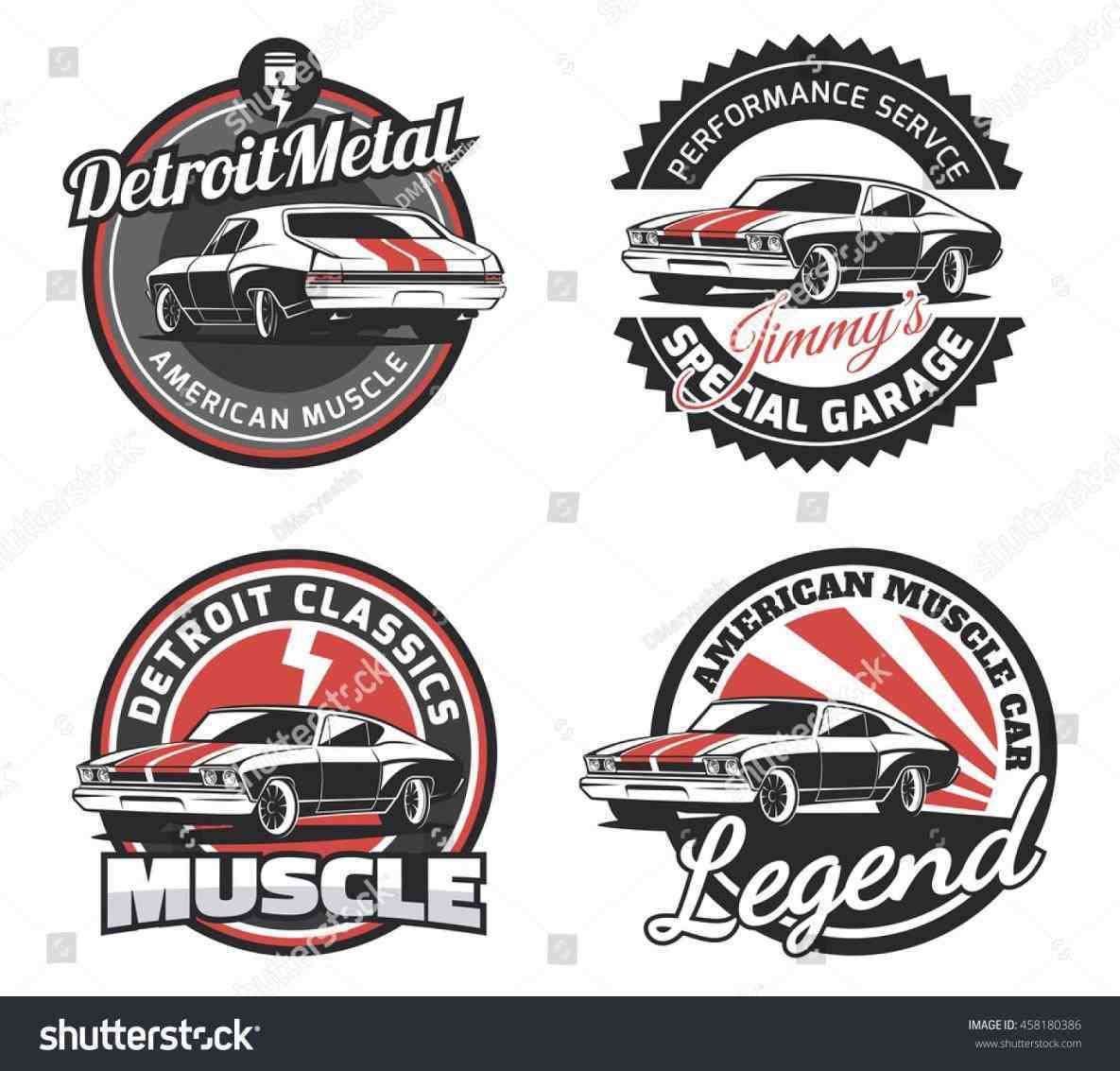 Vintage Automotive Repair Logo - Rhshutterstockcom classic vintage car logo design garage retro ...