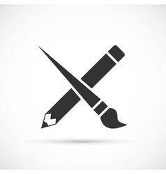 Paintbrush Cross Logo - Image result for pencil paintbrush cross. Design It. Paint brushes