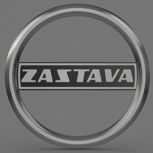 Zastava Logo - Zastava logo 2 3D | CGTrader