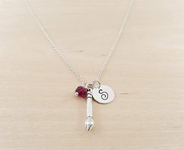 Paintbrush Cross Logo - Amazon.com: Artist Paintbrush Charm Necklace - Painter Necklace ...