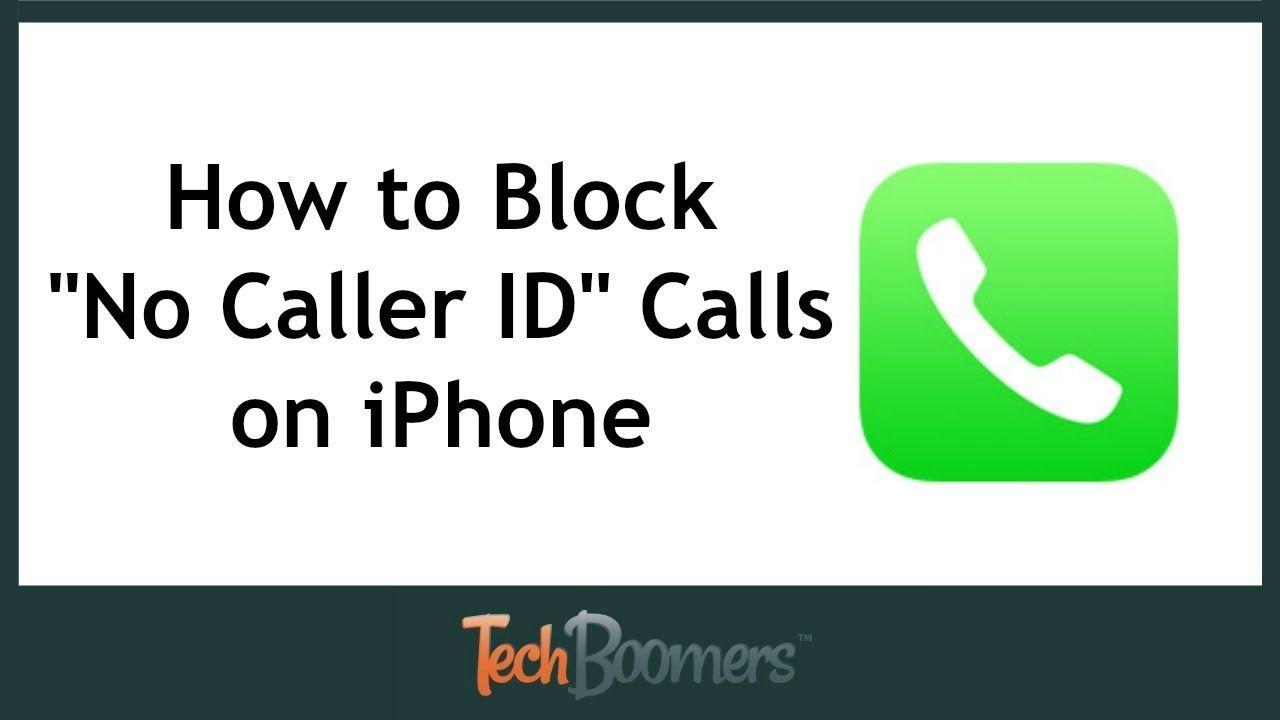 No Calls Logo - How to Block No Caller ID Calls on iPhone