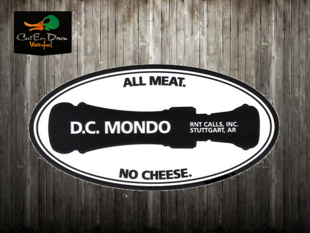 No Calls Logo - RNT DAISY CUTTER MONDO DUCK GOOSE CALL LOGO DECAL STICKER ALL MEAT