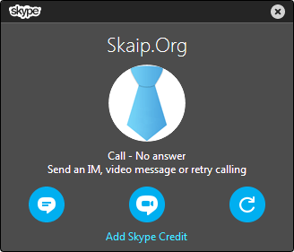 No Calls Logo - Skype does not receive incoming calls