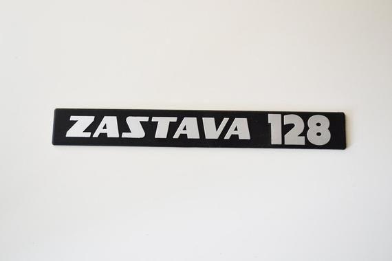 Zastava Logo - Vintage Zastava car sign / Plastic vintage Yugoslavian car | Etsy