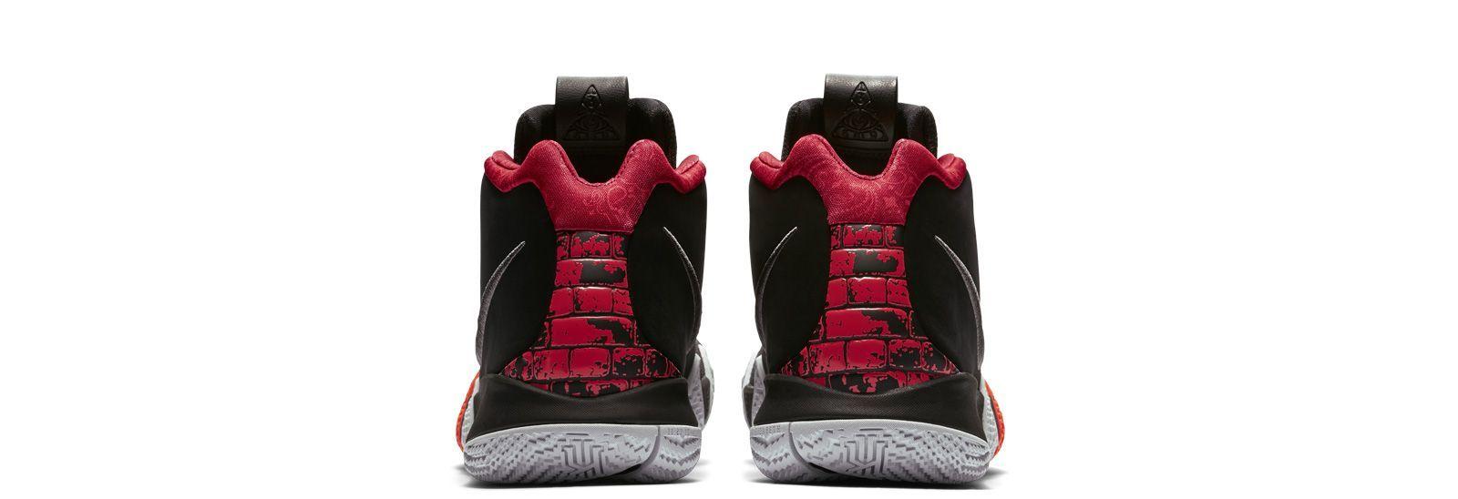 Mixed Red and Black Nike Logo - Kyrie 4. Nike.com