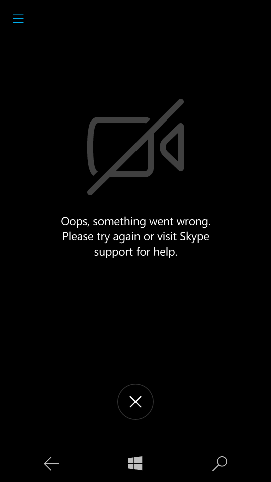 No Calls Logo - skype video call not working on latest version of windows 10 mobile ...