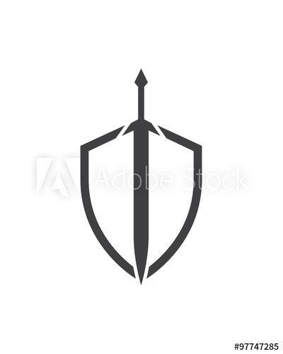 Sword and Shield Logo - Sword and Shield Logo this stock vector and explore similar