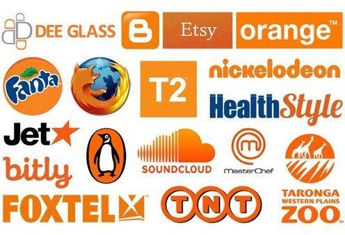 Companies with Orange Logo - What should the main color of my company used in branding be?