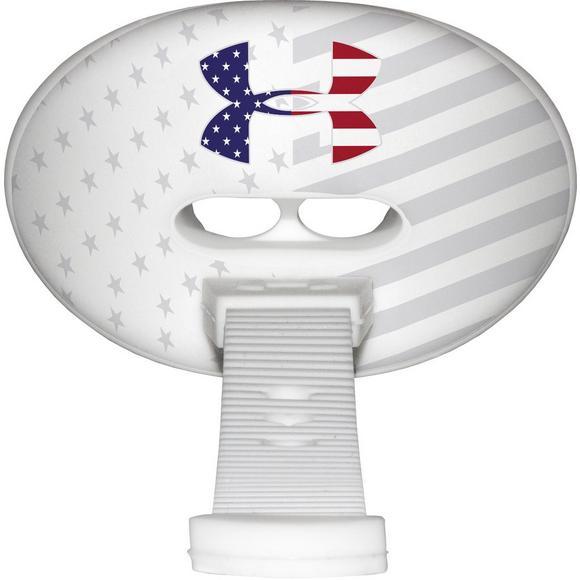 Sport Red White and Blue Shield Logo - Under Armour AirPro Lip Shield Mouthguard Red White Blue