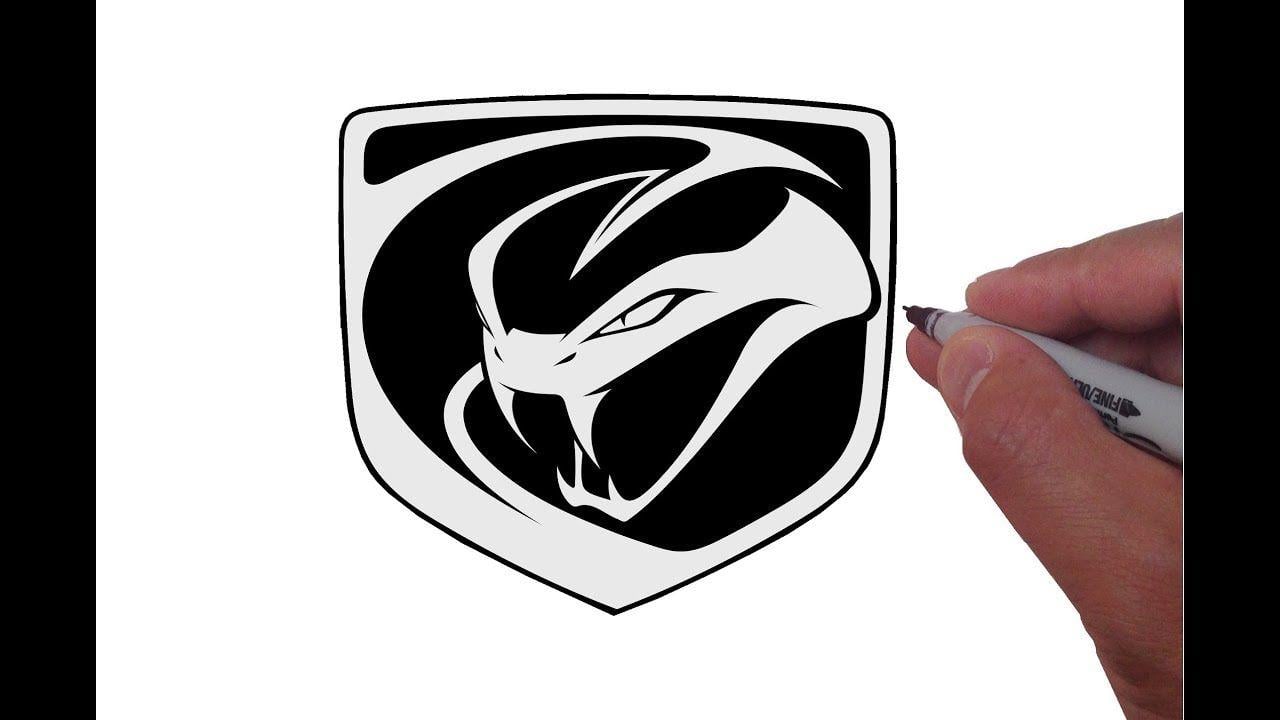 Viper Logo - How to Draw the Dodge Viper Logo - YouTube