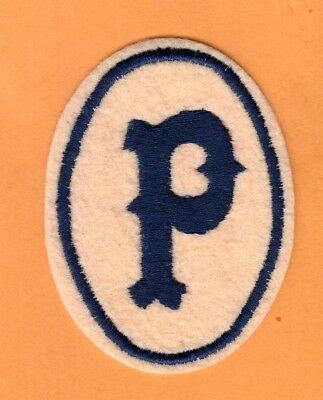 Pittsburgh Pirates Old Logo - VINTAGE OLD LOGO PITTSBURGH PIRATES STITCHED WOOL PATCH 3 3 4 Inch