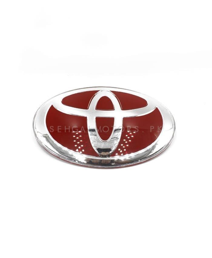 Silver Car with Red Circle Logo - Buy Toyota Red With Silver Logo in Pakistan