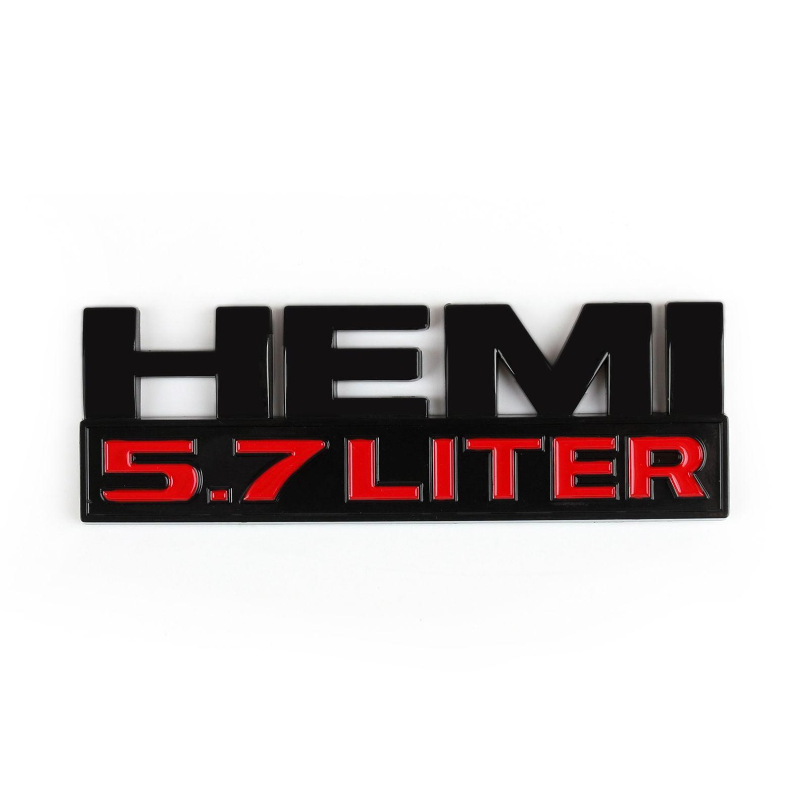 Hemi Logo - 5.7 litros HEMI Logo Emblema Placa De Identificación Insignia ...