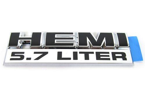 Hemi Logo - Mopar OEM Dodge Ram 5.7L Hemi Emblem - AutoTruckToys.com