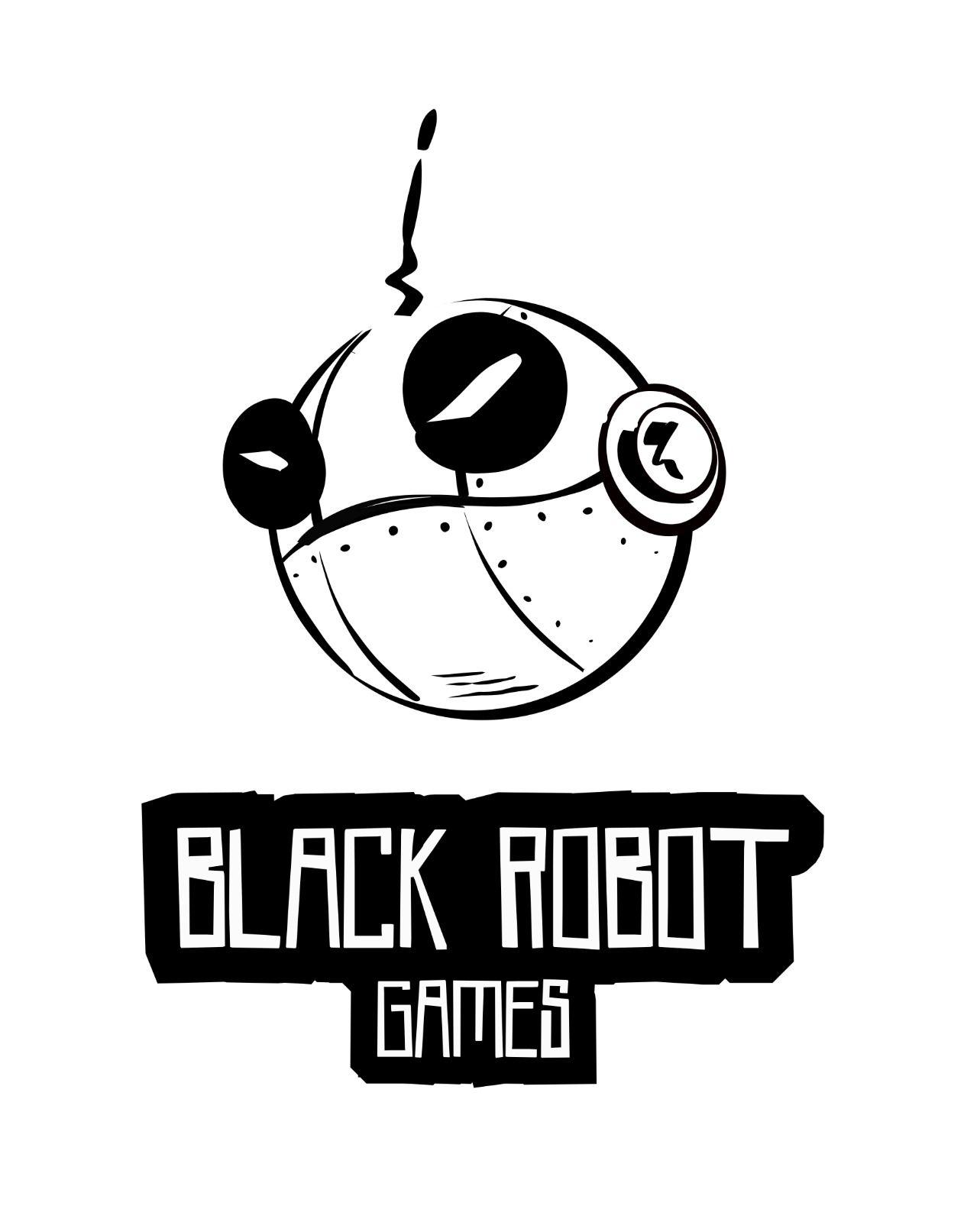 White Robot Logo - Black Robot Games logo thoughts? : logodesign