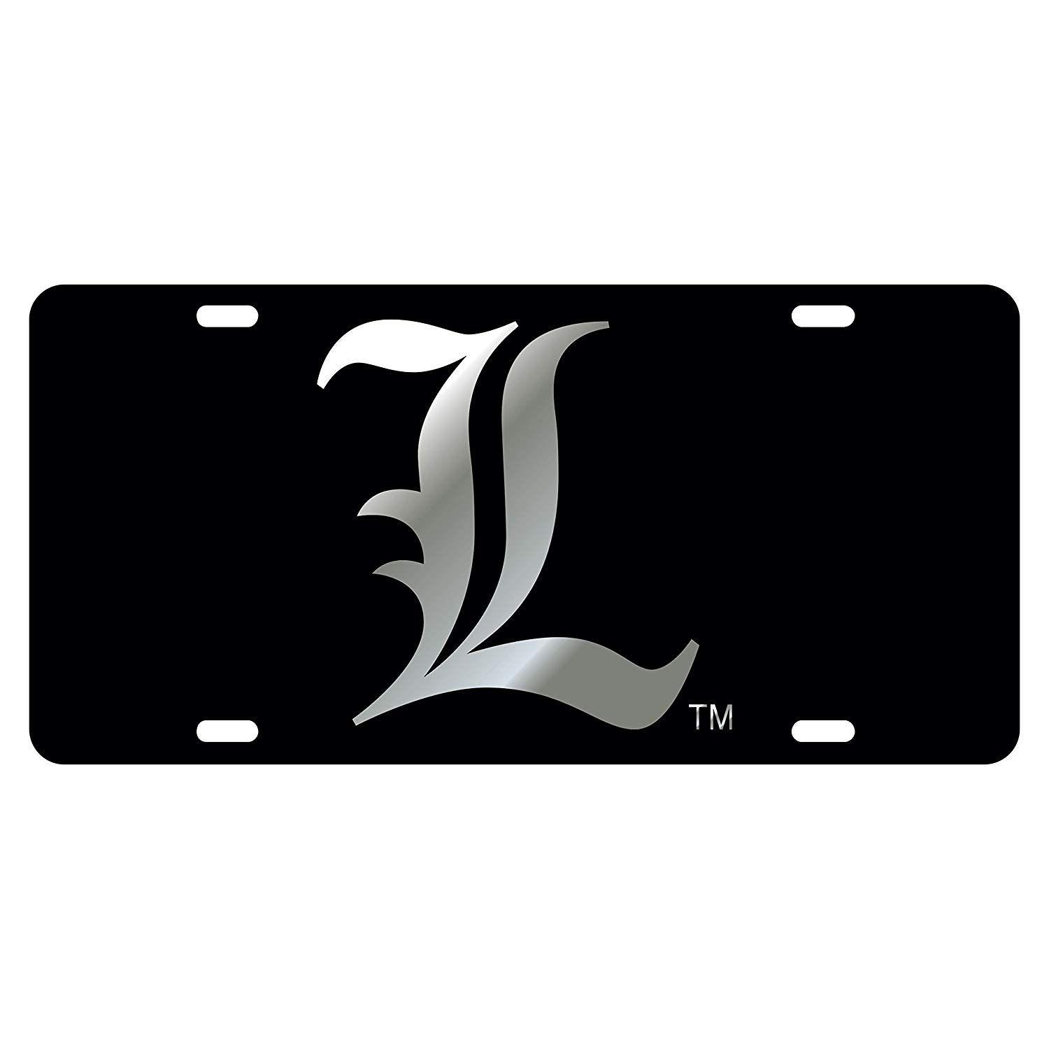 Louisville L Logo - LOUISVILLE CARDINALS Laser Cut Inlaid Acrylic Black