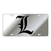 Louisville L Logo - Amazon.com : LOUISVILLE CARDINALS Laser Cut Inlaid Acrylic Silver ...