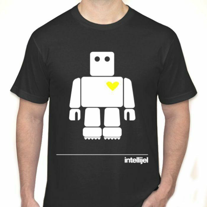 Black Robot Logo - INTELLIJEL Intellijel Robot Logo T Shirt (black, extra large) vinyl ...