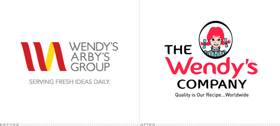 New Wendy's Logo - Brand New: Wendy's Company