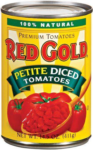 Red Gold Tomatoes Logo - Amazon.com : Red Gold Tomatoes, Petite Diced, 14.5 oz (Pack of 12 ...