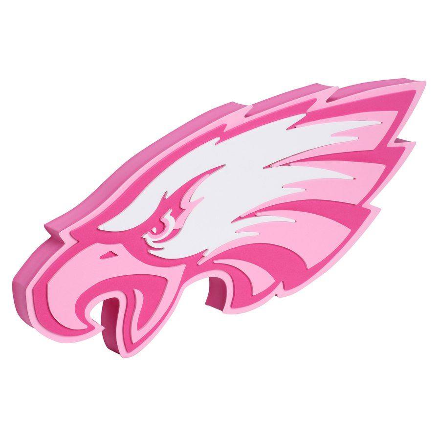 Pink Eagle Logo - Philadelphia Eagles 3D Foam Logo Sign - Pink