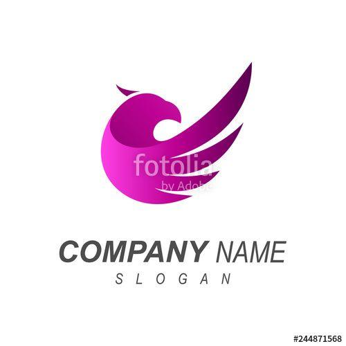 Pink Eagle Logo - Simple Eagle Logo Stock Image And Royalty Free Vector Files