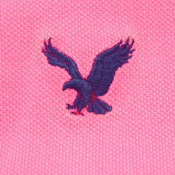 Pink Eagle Logo - stay246: AMERICAN EAGLE (American Eagle) Eagle logo embroidered Polo