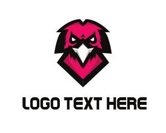 Pink Eagle Logo - Falcon Logo Maker | BrandCrowd