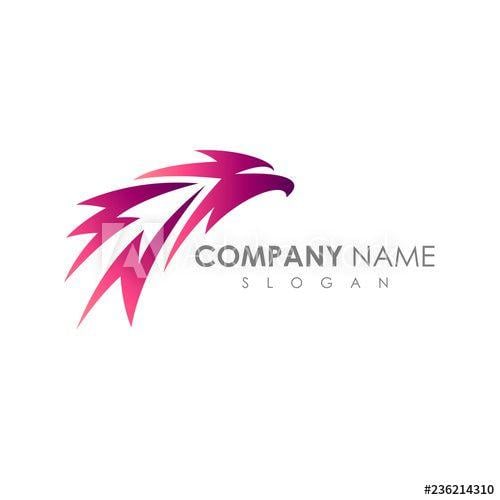 Pink Eagle Logo - Fast Eagle Logo. Eagle Head With Arrow Shape - Buy this stock vector ...