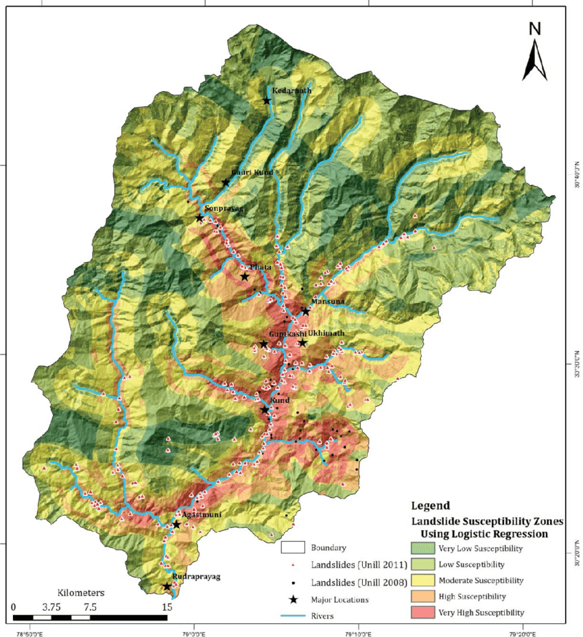 Red Triangle Logistics Logo - Landslide susceptibility zonation map generated using ranking ...