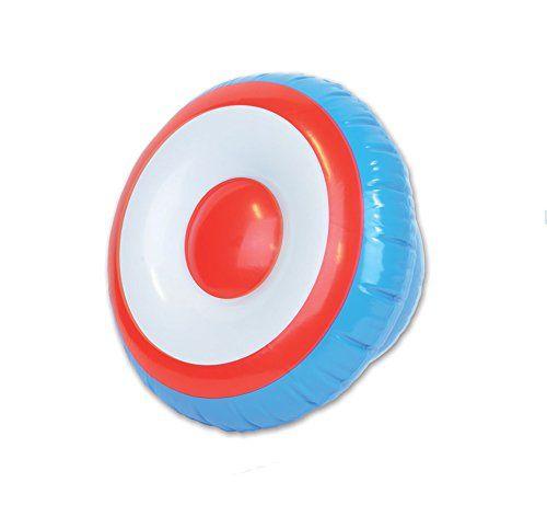 Sport Red White and Blue Shield Logo - Red White & Blue Giant Inflatable Super Hero Shield