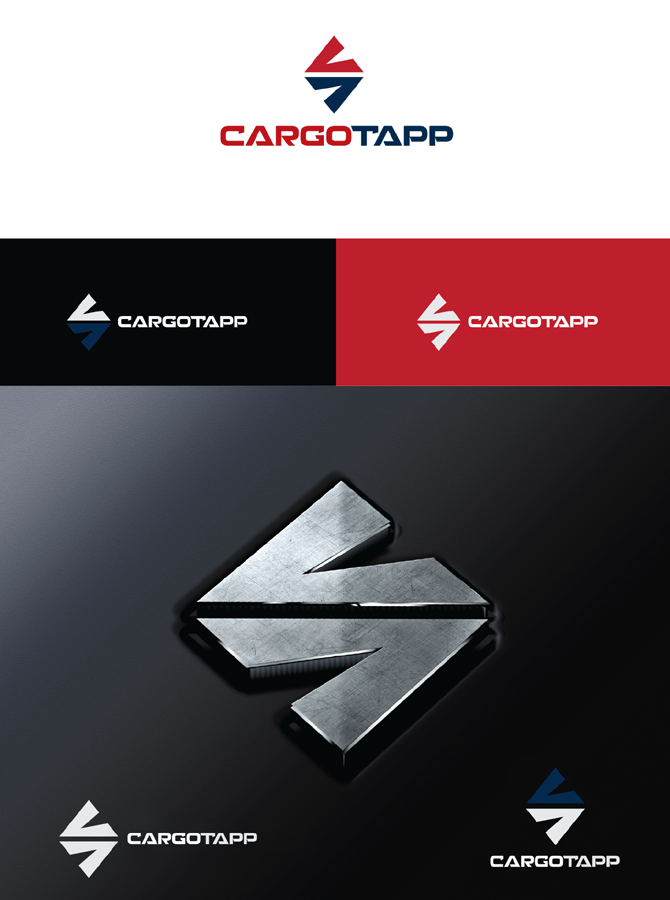 Red Triangle Logistics Logo - Bold, Serious, Logistic Logo Design for CargoTapp