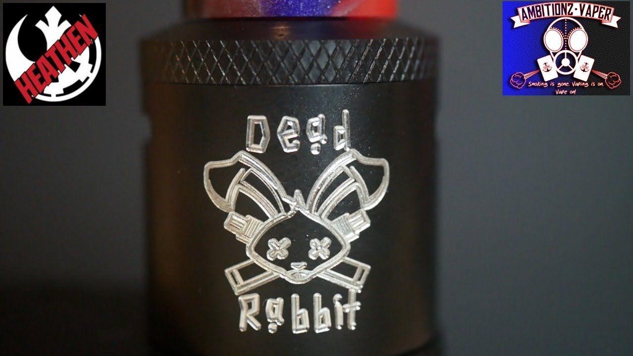 Dead Rabbit Logo - Dead Rabbit RDA By Heathen & Hellvape Review/Build & Giveaway - YouTube