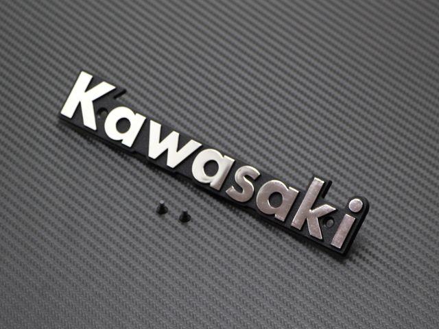 Old Kawasaki Logo - jills: Kawasaki old small letter emblem silver | Rakuten Global Market