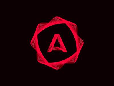 Mobile Apps with Red Logo - A, mobile apps developer logo design symbol by Alex Tass, logo
