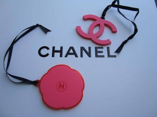 Hot Pink Chanel Logo - CHANEL VIP Set of 2 Plastic Gift Charms Authentic Collectible Hot ...