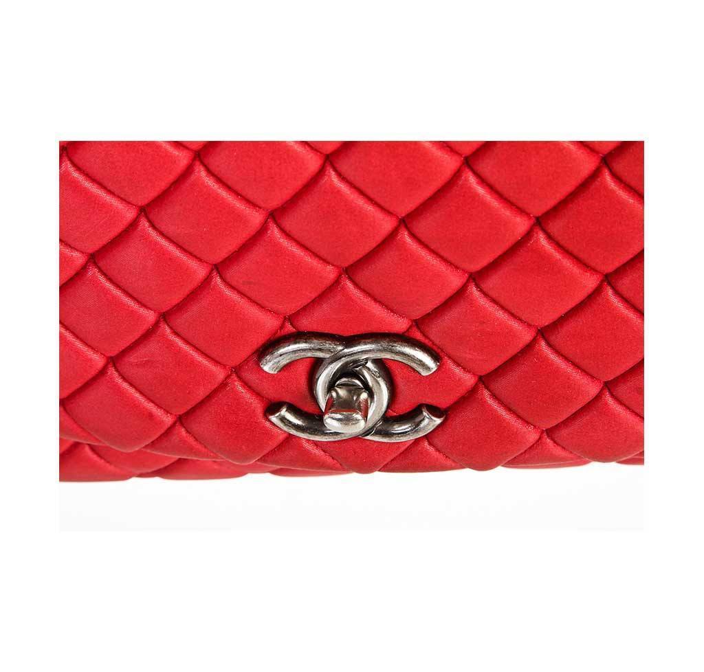 Hot Pink Chanel Logo - Chanel Hot Pink Flap Bag - Calfskin Leather | Baghunter