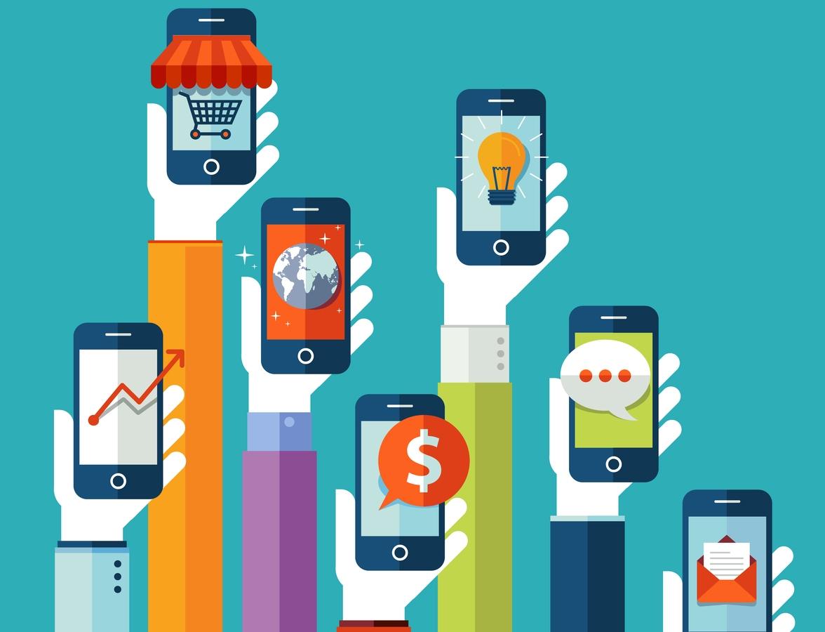Mobile Apps with Red Logo - How mobile apps help the economy | Red e App