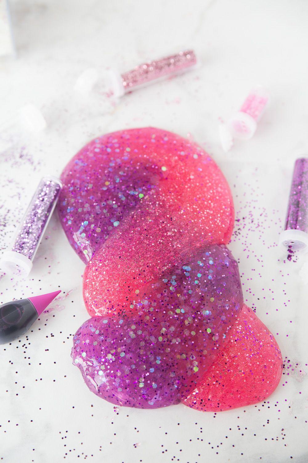 Glitter Slimes Logo - How to Make Gorgeous Glitter Slime! - Preschool Inspirations