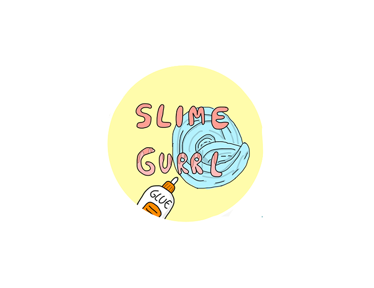 Glitter Slimes Logo  LogoDix