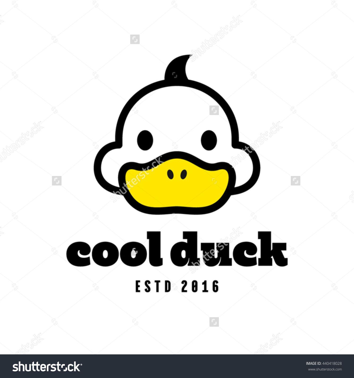 Duck Logo - Cool Funny Duck Logo Design Stock Vector 440418028 - Shutterstock ...