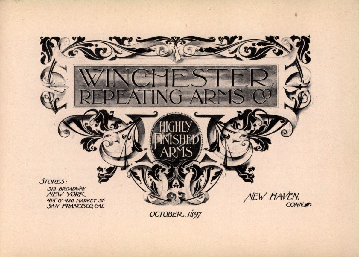 Winchester Repeating Arms Company Logo - Historical Timeline 1866-1899