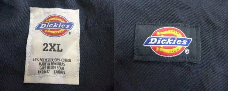 Old Dickies Logo - RUSHOUT: Old clothes short sleeves work shirt Dickies Dickies big