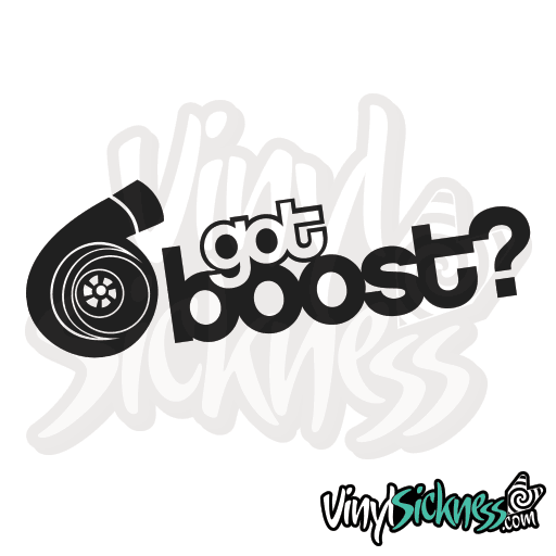 Got Boost Logo - GOT BOOST• JDM Boost Turbo Stickers / Decals • VS