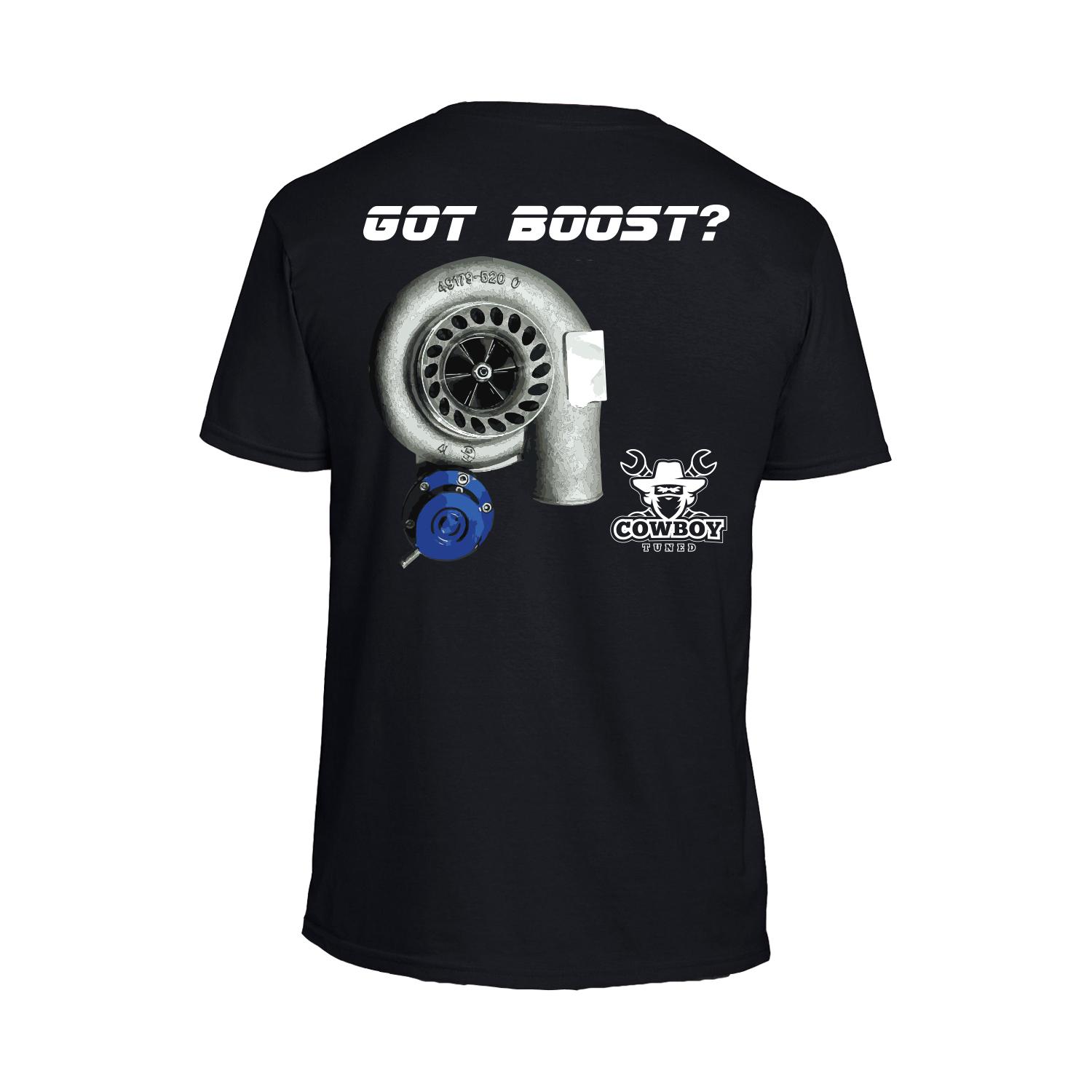 Got Boost Logo - Got Boost T-shirt - Cowboy Tuned