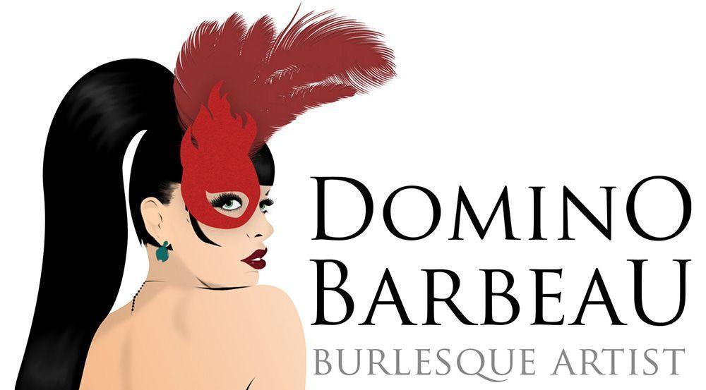 Red Domino Logo - Domino Barbeau - Logo | Eager Amoeba®