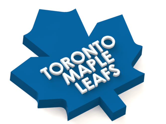 Toronto Maple Leafs Logo - 3D Printed Toronto Maple Leafs logo by Ryšard Poplavskij | Pinshape