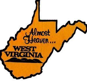 Almost Heaven West Virginia Logo - new vinyl almost heaven west virginia decal 3x5 | eBay