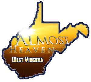 Almost Heaven West Virginia Logo - west virginia almost heaven decal | eBay