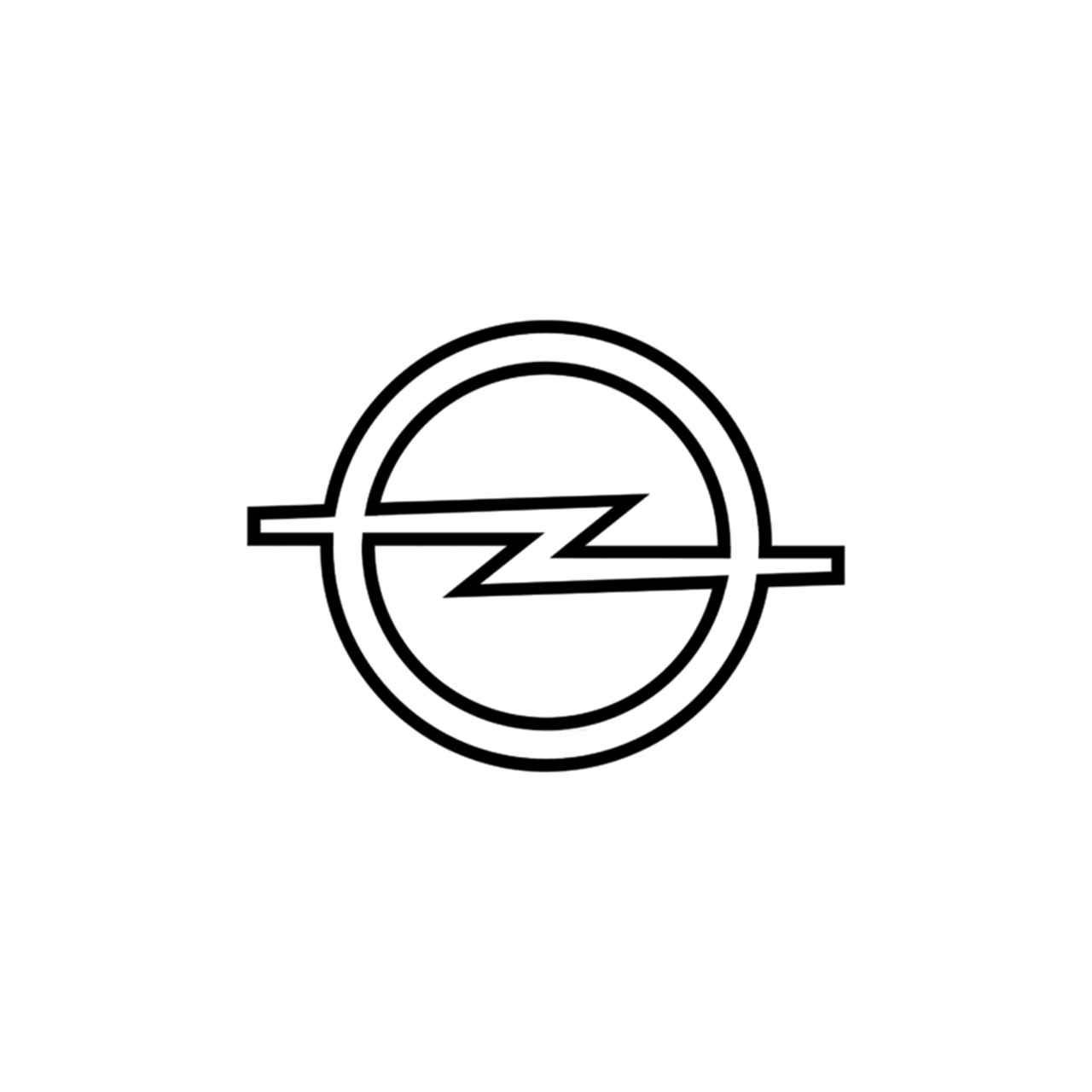 Opel Logo - Opel Logo Contour Vinyl Decal